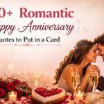 150+ Romantic “Happy Anniversary” Quotes to Put in a Card