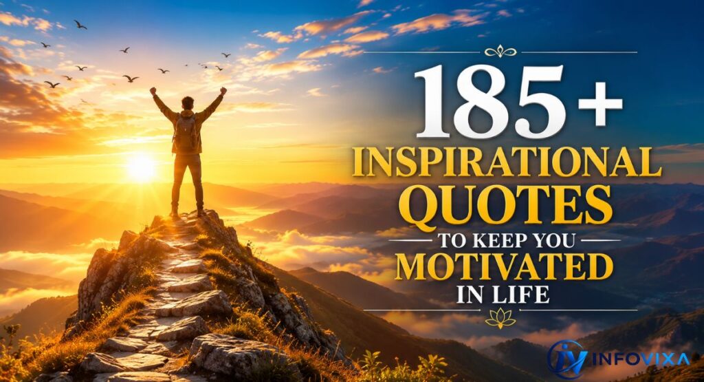 185+Inspirational Quotes To Keep You Motivated In Life