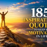 185+Inspirational Quotes To Keep You Motivated In Life