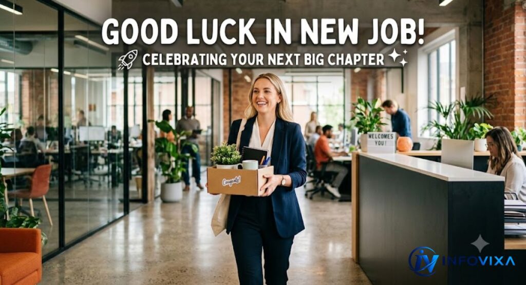 GOOD LUCK IN NEW JOB