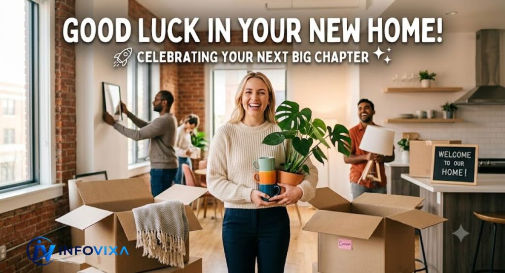 GOOD LUCK IN YOUR NEW HOME