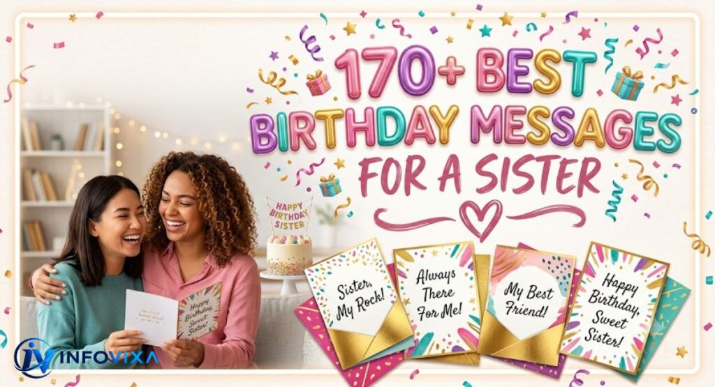 170+Best Birthday Messages for a Sister
