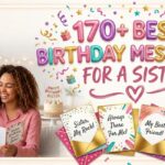 170+Best Birthday Messages for a Sister