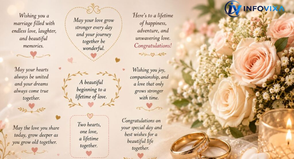 Happy wedding wishes.